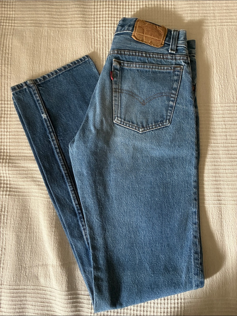 Levi's Medium Blue Buttonfly Straight-Leg Jeans